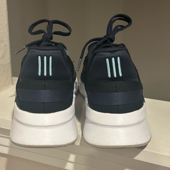 Adidas Run 90S Dark Blue/White EF8044 Retro Sneakers Men's Sz 13 - Picture 7 of 9